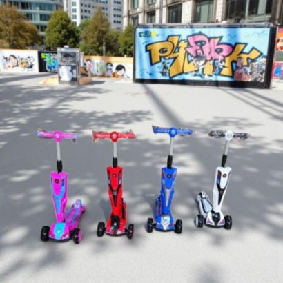 صورة سكوتر توازن ودفع مبتكر للأطفال